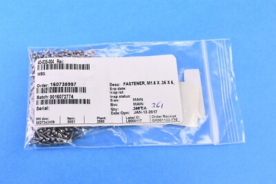 360 McMaster-Carr Socket Hex Cap Screw Fastener Stainless Steel M1.6 x .35 x 6