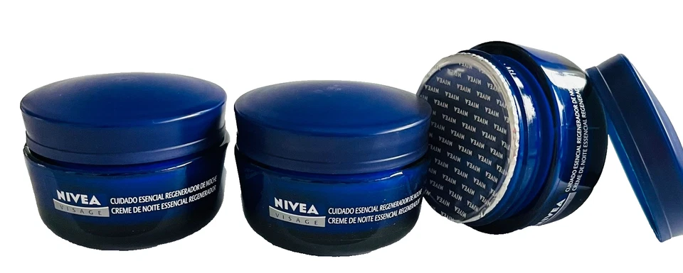 3x Nivea Nachtcreme Feuchtigkeitsspende 50ml Normale und Mischhaut - Bild 3 von 3