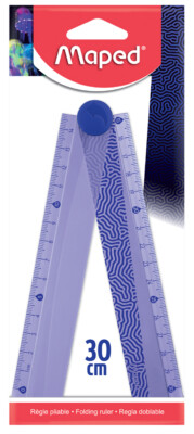 Maped Klapplineal DEEPSEA PARADISE 150 / 300 mm Kunststoff blau-transparent
