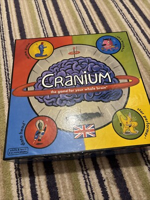 Cranium Brettspiel 2003 Das Spiel, das Sie für das ganze Gehirn brauchen INHALT VERSIEGELT