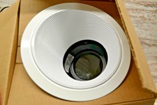 Lightolier 1131wh Sloped Ceiling Recessed Downlight Baffle