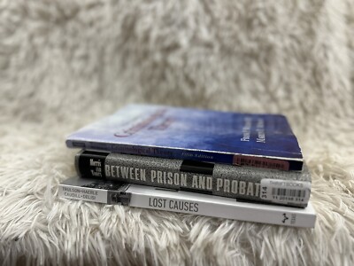 True Crime 3 Book Lot Criminological Theory/Lost Causes/Prison & Probation