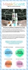 Scented Mask Spray, Buy in BULK to save 4 scentsX36 bottles each, MSRP 6bottle