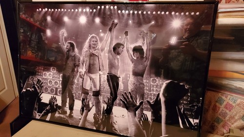 VAN HALEN EDDIE 24X36 POSTER KILLER CONCERT SHOT 1980s David Lee roth Encore - Picture 2 of 3