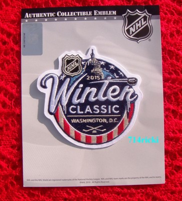 Official NHL 2015 Winter Classic Patch Chicago Blackhawks vs Washington Capitals