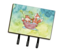 Caroline's Treasures Foxes Bathing Leash Or Key Holder on sale Caroline's Treasures Foxes Bathing Leash Or Key Holder on sale