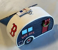 Boston Red Sox Camper Trailer Ornament Christmas Tree Holiday NEW - FREE SHIP