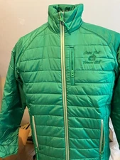 CUTTER & BUCK MCO09818  Men's Medium Barlow Pass Jacket Color Green Logo Overrun