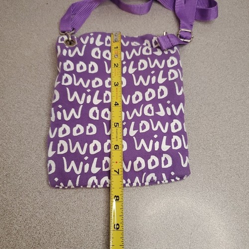 777 Lucky Womens Girls Crossbody Bag Purple Canvas Wildwood Beach Shore Vacation - Picture 9 of 9