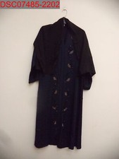 NWOT - Women's Navy Beaded Dress with Black Wrap, Size XL