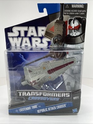 Transformers Crossovers Star Wars Republic Attack Cruiser-NEW-DAMAGED PACKAGING