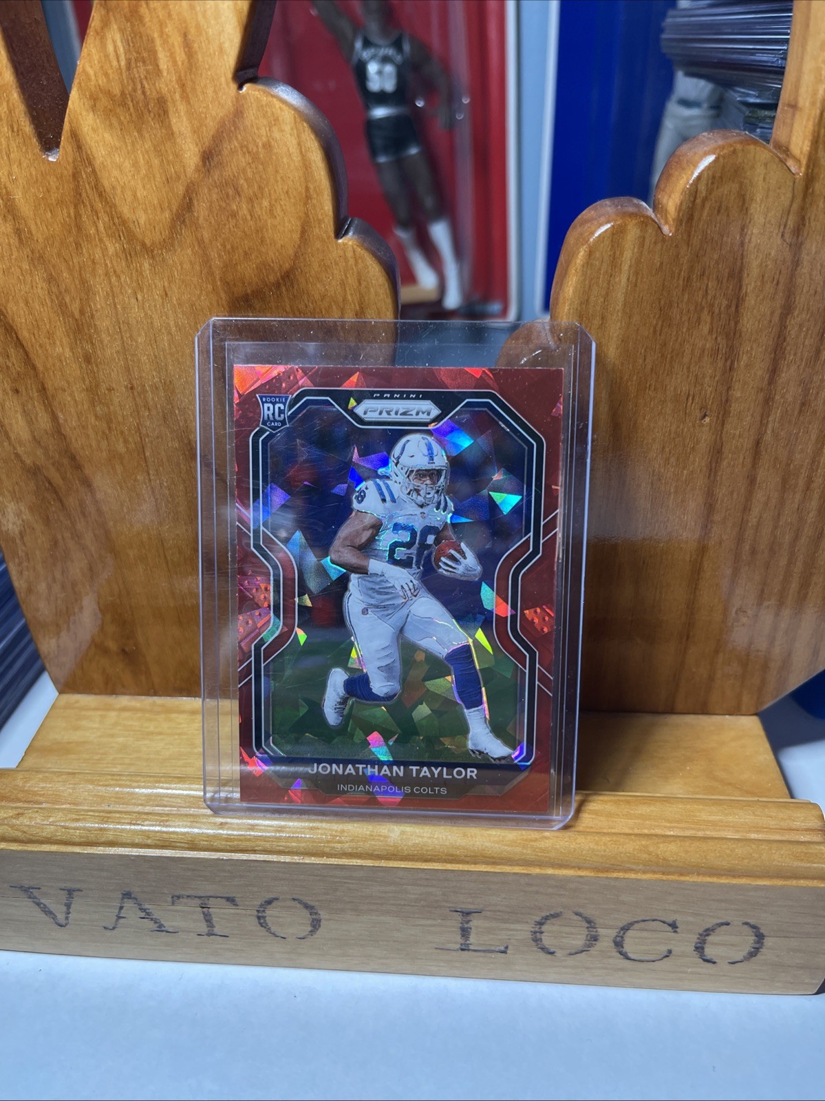 2020 Panini Prizm - Rookie Jonathan Taylor #332 Red Ice Prizm (RC)