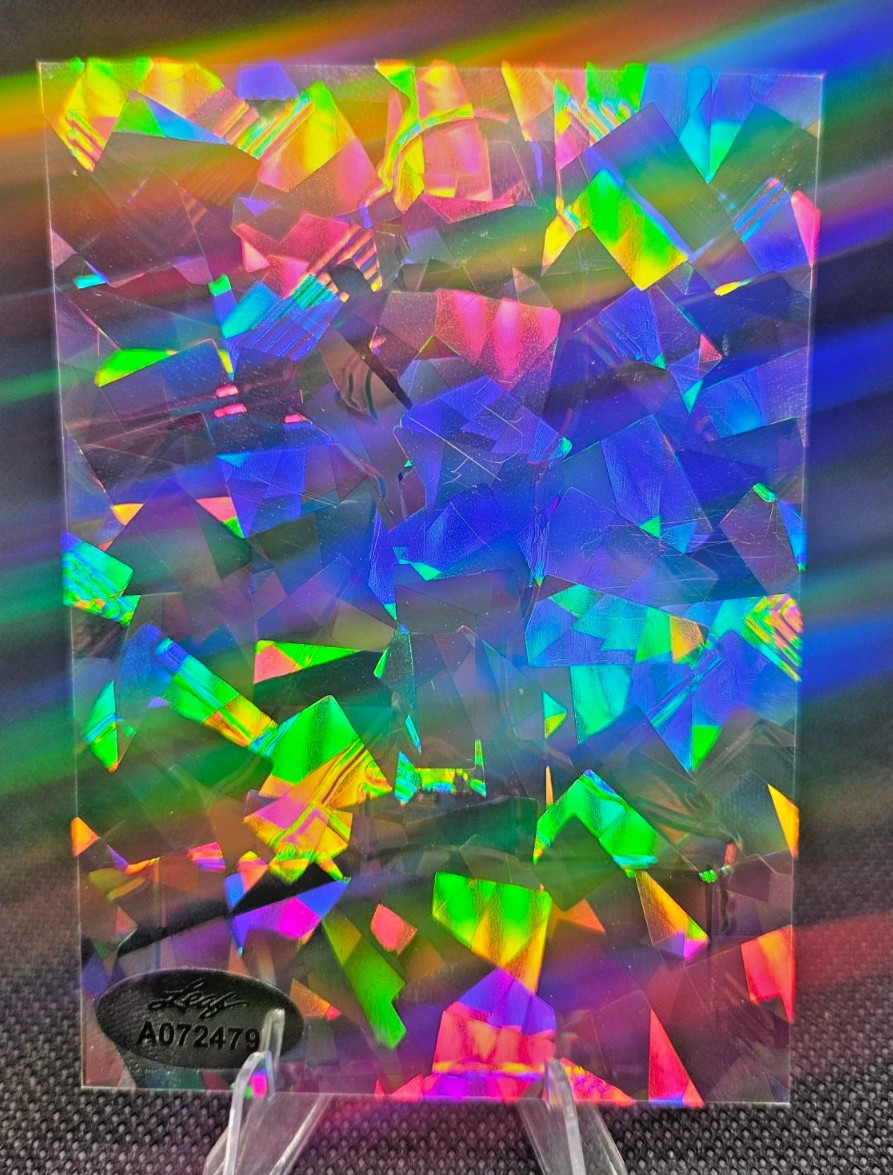 2022 Leaf Metal Seiya Suzuki Auto 1/1 Zebra Cracked Ice Proof Cubs view 3