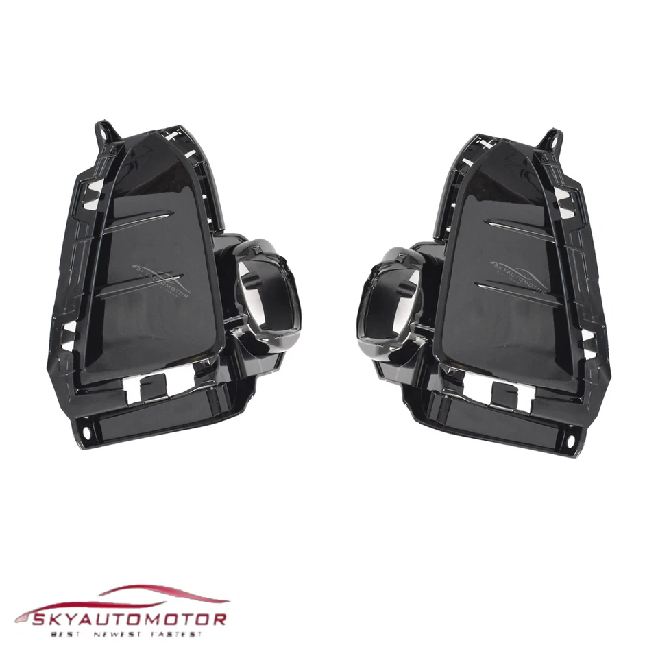For Acura Integra 2023-2025 Front Bumper Foglight Cover Bezel Left+Right 2PCS - Image 3 of 4