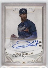 2019 Topps Definitive Collection Rookie 48/50 Touki Toussaint #DRA-TT Auto e6p