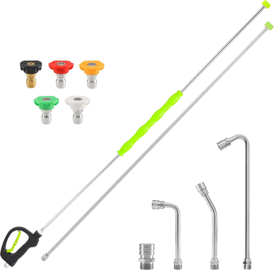 #ad Pressure Washer Extension Wand 120 Inch Stainless Steel Replacement Power Washe $90.90