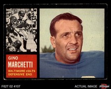 1962 Topps #8 Gino Marchetti Colts HOF San Francisco 3 - VG