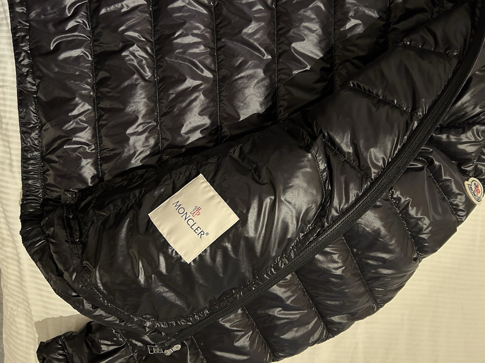 Moncler Acorus, Men’s Jacket, Size 3, Medium, Black 999, Excellent Condition image 4