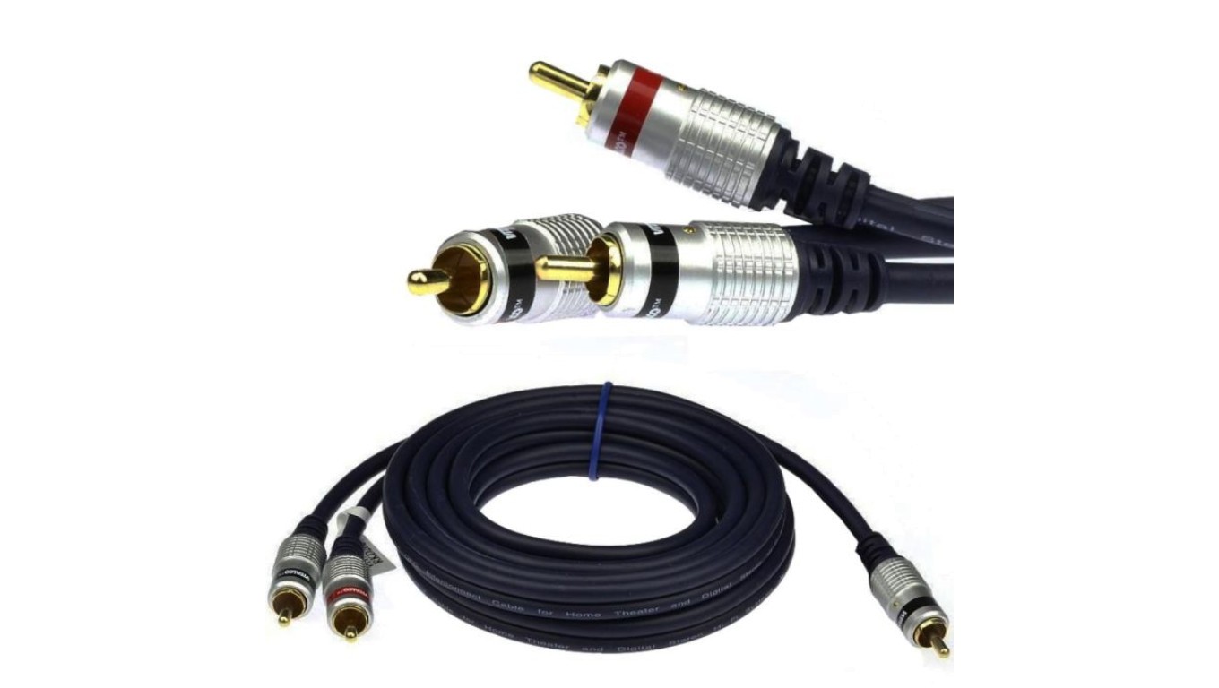5902887070815 Кабель для подключения 1xRCA 2xRCA цифровых подвесок 3990₽