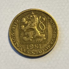 Czechoslovakia 20 Haleru 1981 as pictured. Free postage