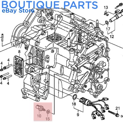 #ad OEM Genuine for Honda Transmission Oil Pressure Switch 2 3 Clutch 28600 RCL 004 $62.99