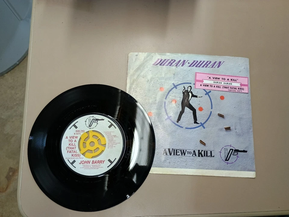 Lot of 5 Singles 45 Vinyl Records With Jukebox Labels 007 Rocky And More Foto 4 de 4