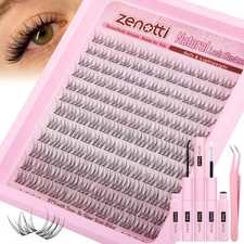 Natural Lash Clusters Kit Wispy Eyelash Clusters Kit Natural Lash Extension Kit