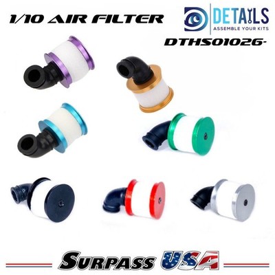 1/10 Aluminum RC Nitro Engine Air Filter .12, .15, .18