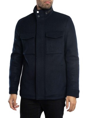 Ted Baker Herren Knowl Feldjacke mit Stehkragen, Blau