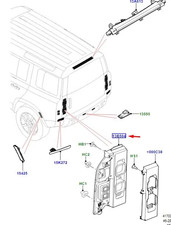 Feu arrière Land Rover DEFENDER