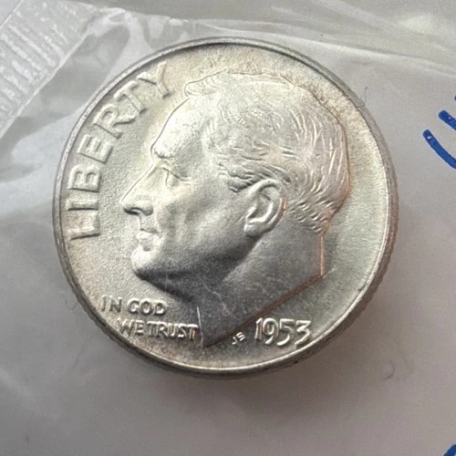 1953 Roosevelt Dime Uncirculated Silver Littleton Coin Company