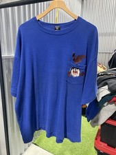Vtg Warnerbros Taz Pocket Shirt Size 2XL
