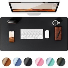 Mouse Pad, Waterproof Desk Mat For Desktop, Leather Desk Pad For Keyboard&Mouse
