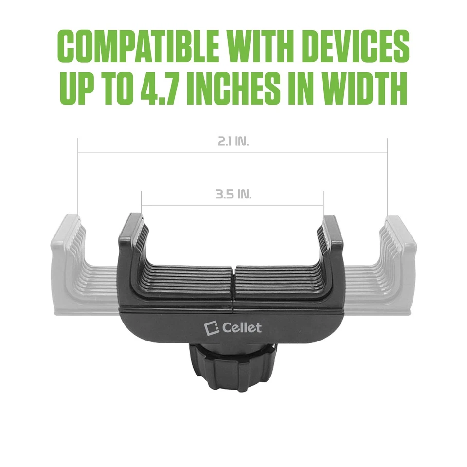 Cellet Car Sun Visor Clip Phone Holder 360° Rotating Mount for device up to 4.7" - Image 4 of 4