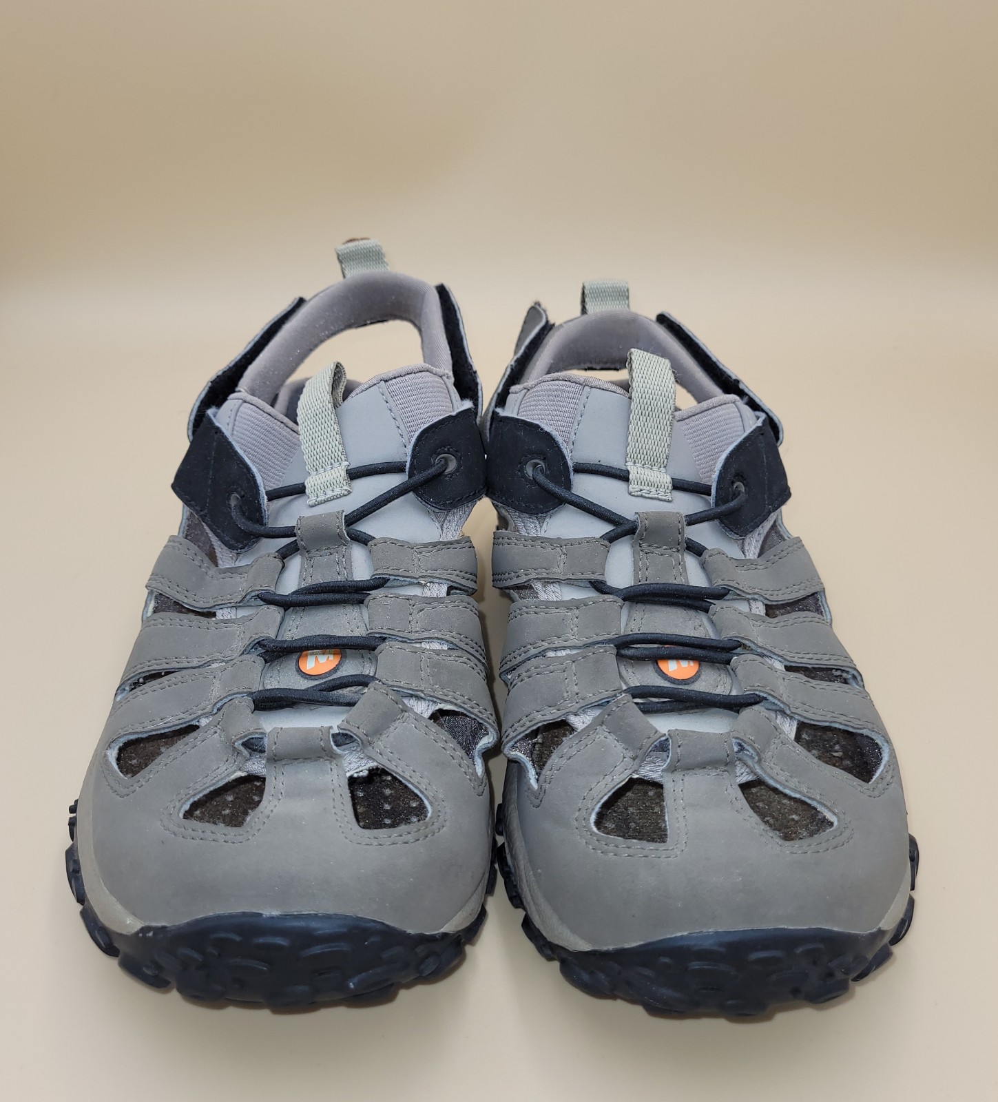 Scarpe da trekking Merrell Continuum Juniors taglia L (6) beige noce nero Vibram