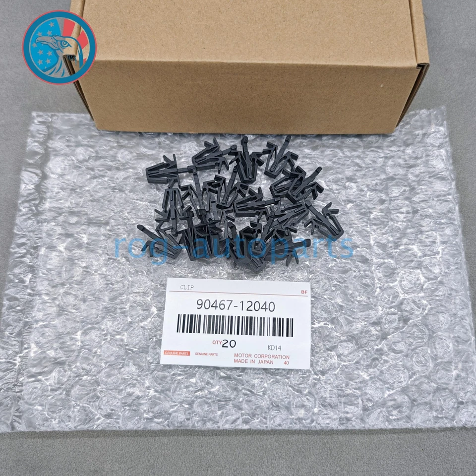 OEM 20x For Toyota Tacoma 4Runner 9046712040 Grille Clip Grill Retainer Fastener - Изображение 3 из 4