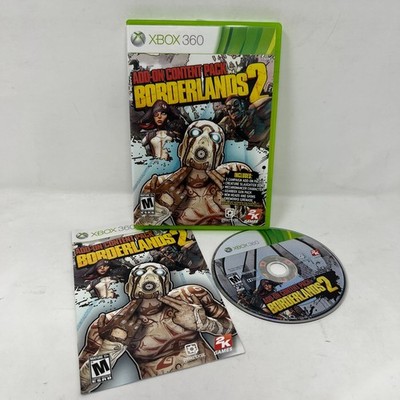 Borderlands 2 Add-On Content Pack Xbox 360 CIB Microsoft Complete - NEW CASE