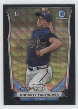 2014 Bowman Draft Chrome Black Wave Refractor Garrett Fulenchek #CDP72 0c6