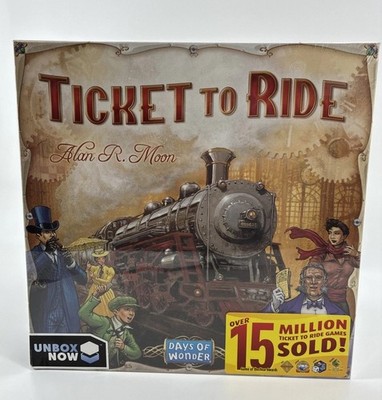 Ticket To Ride Alan R Moon Board Game New Sealed 2004