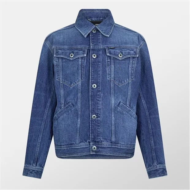 RRP £180. G Star Denim Blue Jeans mens Flight Combat Jacket S-L