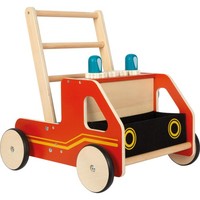 Legler Small Foot Lauflernwagen Feuerwehr Lauflernhilfe Ab 12 Monate Holz Bunt