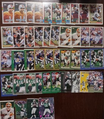 Vinny Testaverde 44 Card Lot. 1989-2002