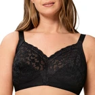 Triumph Delicate Doreen N Bra BLACK Non-Wired Full Cup Bra Size 44DD New BNWOT
