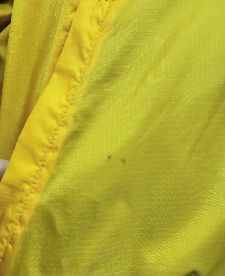 Abrigo de Colección UltraClub Para Hombre XXXL Amarillo Forrado de Vellón Cortavientos Foto 4 de 4