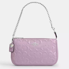 Coach CCZ27 Nolita 19 In Signature Leather With Heart Charm LIGHT VIOLET Sealed