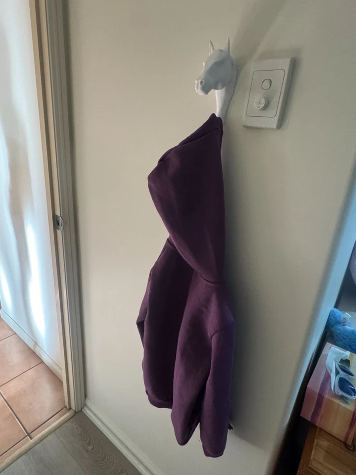 3D Printed Horse Head Wall Hook – Equestrian Decor Coat Hanger Foto 2 de 4