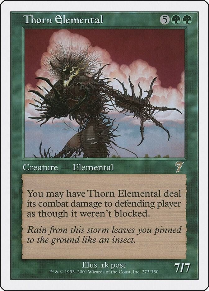 MTG - Thorn Elemental 7th Edition Foil (LP)