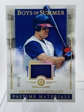 2025 Boys of Summer Jim Thome Pastime Materials Game-Used Patch /10 Cleveland