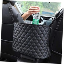 Car Handbag Holder Between Seats Back Storage Organizer Net Pocket Purse Black