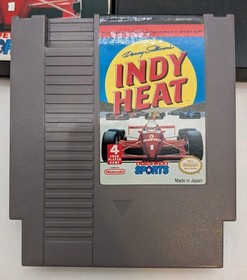 Danny Sullivan's Indy Heat NES Nintendo completo di scatola CIB testato e pulito ottime condizioni